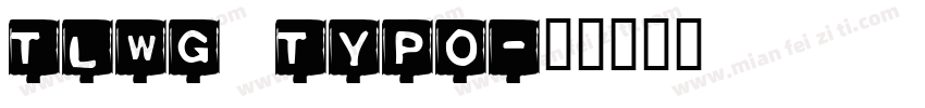 Tlwg Typo字体转换